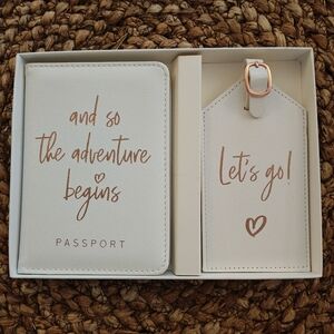 Passport & Luggage Tag Set